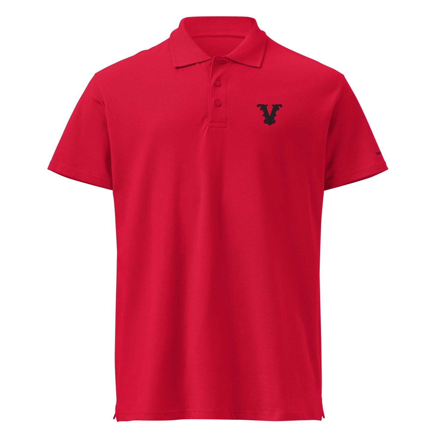 Valorente polo shirt front view 
