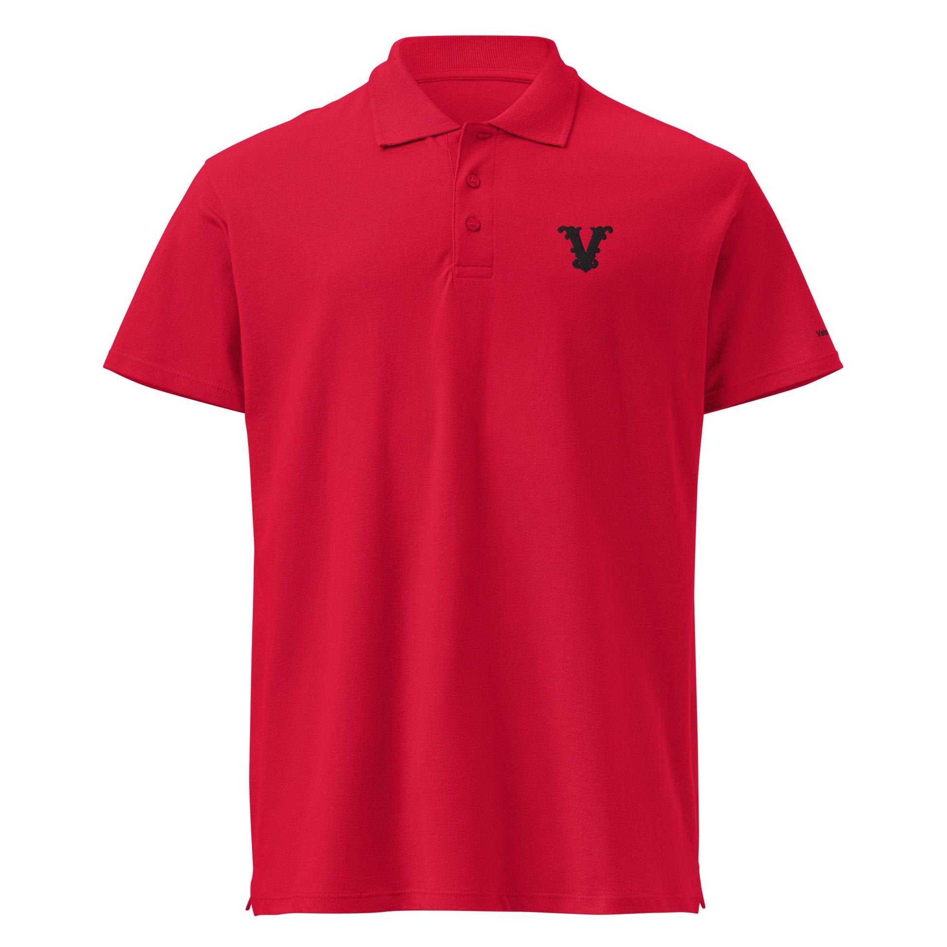 Valorente polo shirt front view 