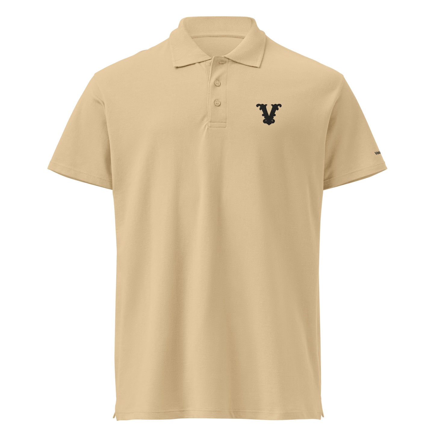 Valorente polo shirt front view 